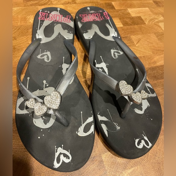 Pink by Victoria’s Secret flip flops size M (7/8) - Picture 4 of 5